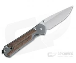 Chris Reeve Large Sebenza 21 Left Handed Natural Canvas Micarta Drop Point L21-1263