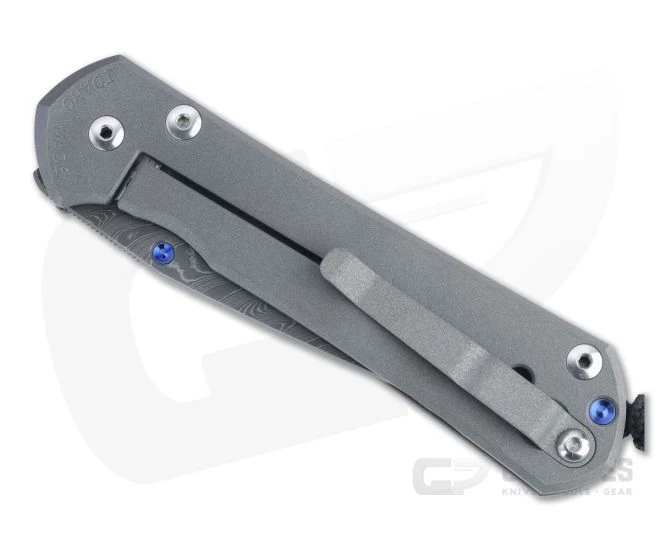 Chris Reeve Large Sebenza 31 Left Handed Drop Point Boomerang Damascus Folder 001 - Image 2