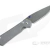 Chris Reeve Large Sebenza 31 Left Hand Raindrop Damascus Blasted Titanium Folder 001