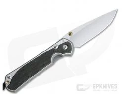 Chris Reeve Large Sebenza 31 Left Handed Bog Oak Inlay Folder 001