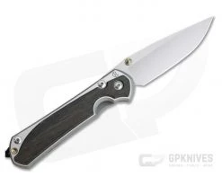 Chris Reeve Large Sebenza 31 Left Handed Bog Oak Inlay Folder