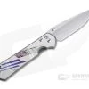 Chris Reeve Large Sebenza 31 Left Handed Unique Graphic Drop Point 001