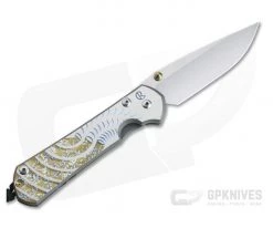 Chris Reeve Large Sebenza 31 Left Handed Unique Graphic Drop Point