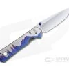 Chris Reeve Large Sebenza 31 Left Hand Night Sky S45VN MOP Inlay Unique Graphic Folding Knife