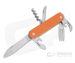 MKM Malga 6 Orange G10 M390 Swiss Army Knife Slip Joint Folder MP06-GOR