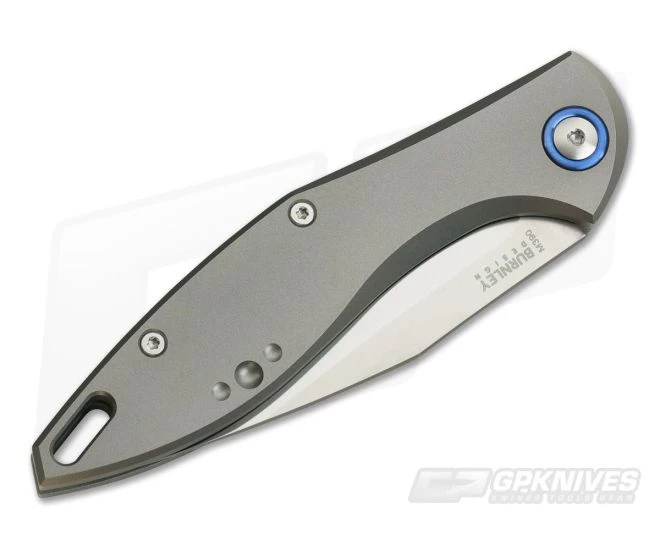 MKM Mikita Burnley Fara Titanium M390 Slip Joint Folder MY01-T - Image 2