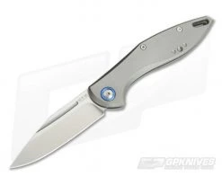 MKM Mikita Burnley Fara Titanium M390 Slip Joint Folder MY01-T