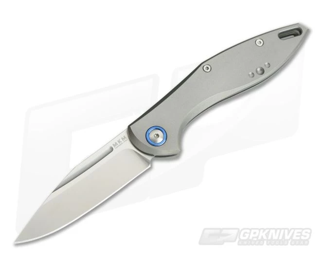 MKM Mikita Burnley Fara Titanium M390 Slip Joint Folder MY01-T