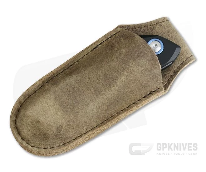 MKM Mikita Burnley Cellina Black Aluminum M390 Slip Joint Folder MY02-A - Image 5