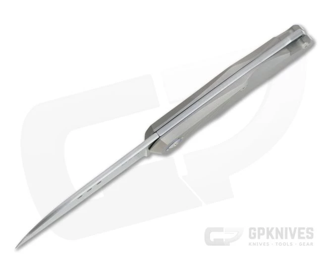 MKM Mikita Root Anso Satin M390 Blasted Titanium Slip Joint Folder RT-T - Image 3