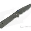 Chris Reeve Small Sebenza 21 Left Handed Stainless Raindrop Pattern Damascus S21-1007