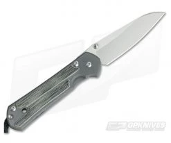 Chris Reeve Small Sebenza 21 Left Handed Insingo with Micarta Inlays