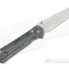 Chris Reeve Small Sebenza 21 Left Handed Tanto Black Canvas Micarta Inlays