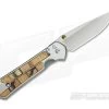 Chris Reeve Small Sebenza 21 Spalted Beech Inlays Left Handed