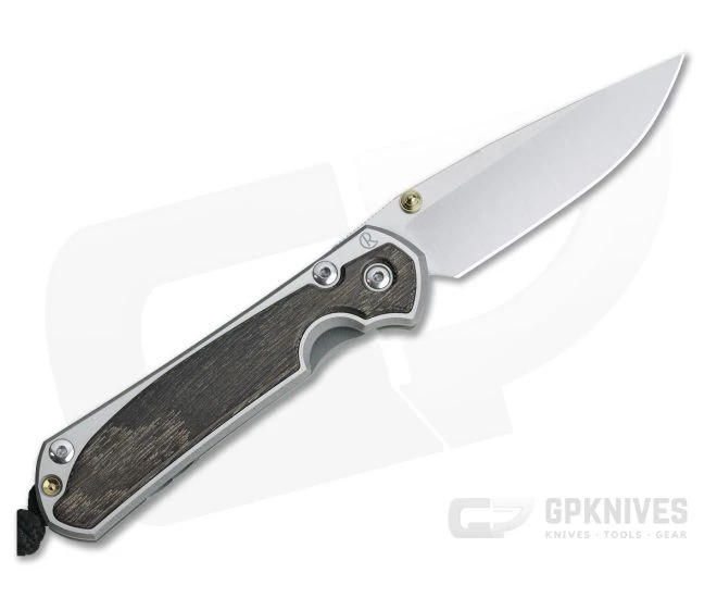 Chris Reeve Small Sebenza 31 Left Handed Bog Oak Inlay Frame Lock Folder