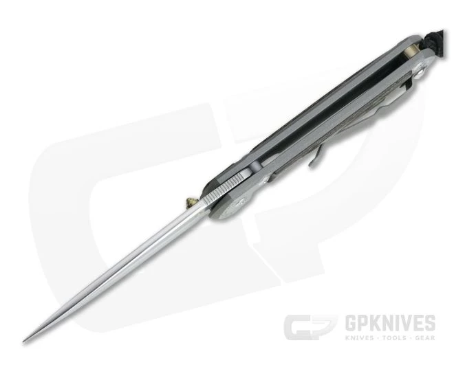 Chris Reeve Small Sebenza 31 Left Handed Bog Oak Inlay Frame Lock Folder - Image 3