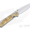 Chris Reeve Small Sebenza 31 Left-Hand Box Elder Inlay Drop Point 002