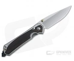 Chris Reeve Small Sebenza 31 Left Handed S45VN Macassar Ebony Inlay Frame Lock Folder 001