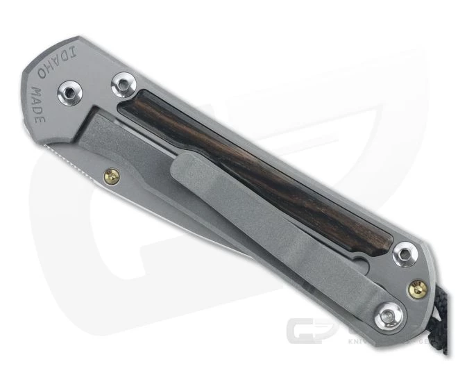 Chris Reeve Small Sebenza 31 Left Handed S45VN Macassar Ebony Inlay Frame Lock Folder 002 - Image 2