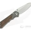 Chris Reeve Small Inkosi Insingo Left Handed Natural Micarta Inlays