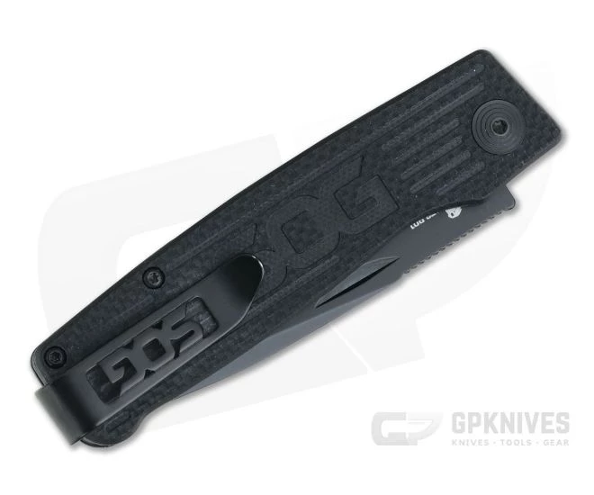 SOG Terminus Black PVD BD1 Black G10 Slip Joint Folder TM1002-BX - Image 2