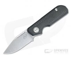 Liong Mah Design Traveler Clip Point Carbon Fiber M390 Slip Joint