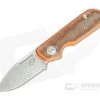 Liong Mah Design Traveler Spear Point Natural Micarta M390 Slip Joint