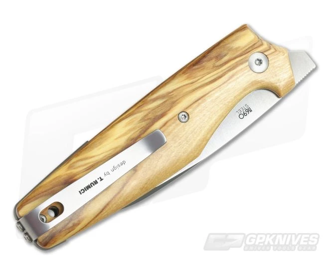 Viper Dan 2 Olive Wood N690 Slip Joint V5930UL - Image 2