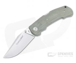 Viper Turn Green Canvas Micarta Satin M390 Advanced Back Lock Folder V5988CG