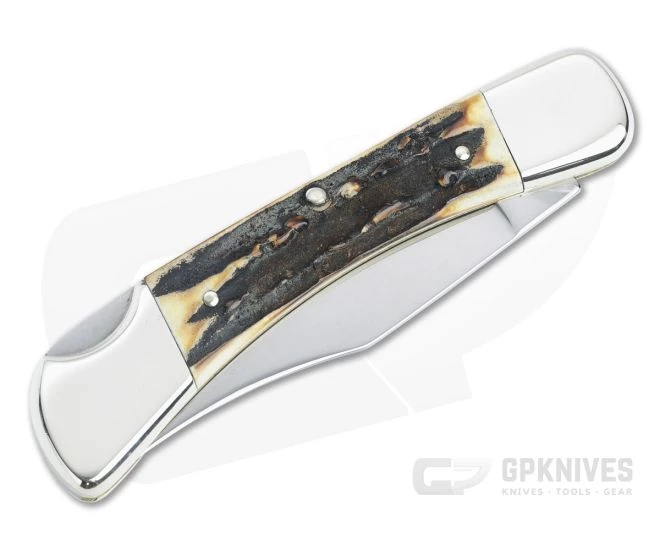 Zwilling J.A. Henckels Cutlery Vintage Stag Lockback Folder - Image 2